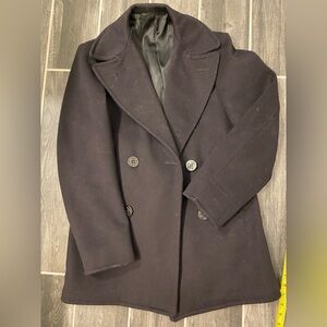Vintage Military Kersey Pea Coat Size 36